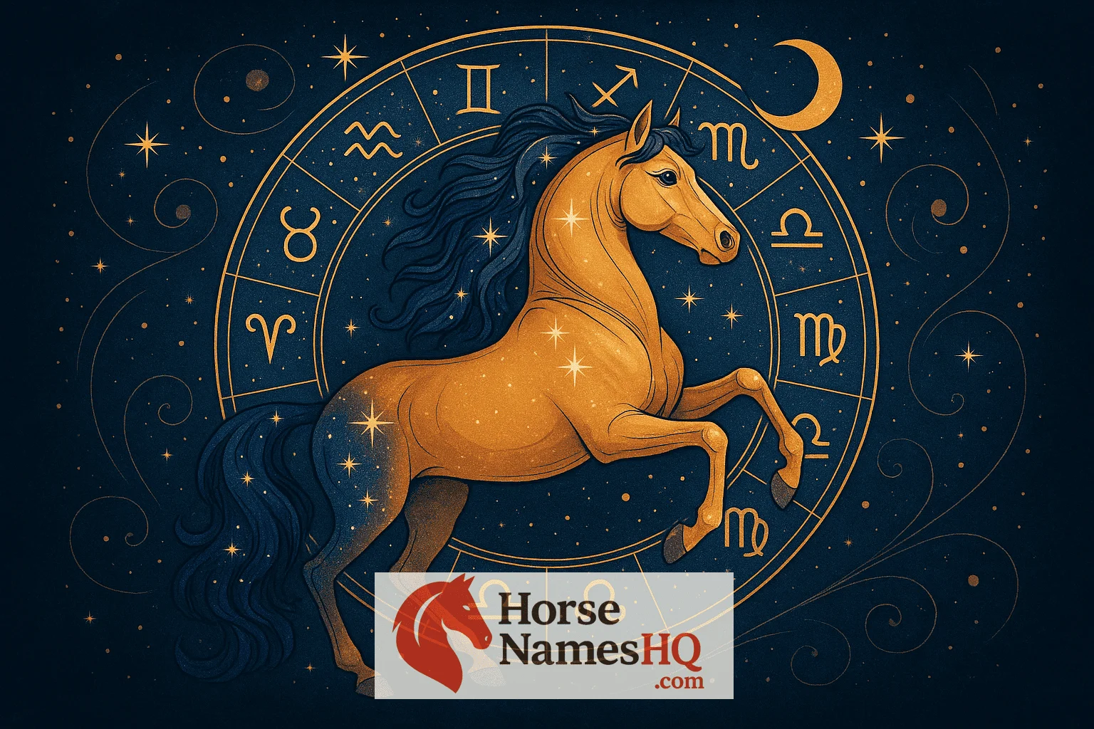 Read more about the article 210 Astrology Inspired Horse Names with Meanings