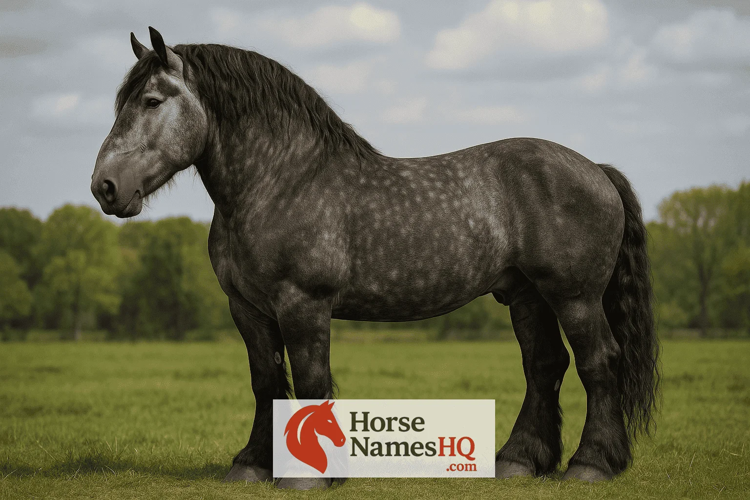 Read more about the article 261 Strong Percheron Horse Names with Meanings